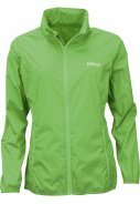 Grüne leichtgewichtige Damenregenjacke Packable von Pro-X Elements 1