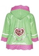 Lila Regenjacke mit Blumen von Playshoes 2