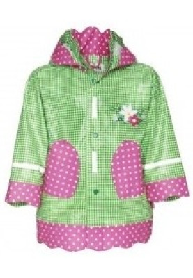 Lila Regenjacke mit Blumen von Playshoes