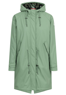 Hedge Green Damenparka Friese Tidaholm mit Teddyfutter von Derbe