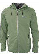 Grüne (hydro green) Stretch Herrenregenjacke Donovan von Pro-X Elements