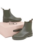Khaki kurze Regenstiefel Druppel von Tantä 4