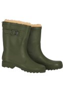 Khaki gefütterte Damen-Gummiregenstiefel Rubber Rain Boots von XQ 4