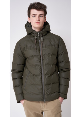 Khaki wattierte Herren Winterjacke Hrom von Tantä