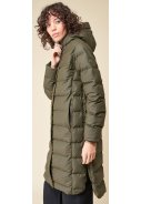Khaki wasserdichte gesteppte Winterjacke "Puddle" von Tantä 7