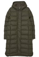 Khaki wasserdichte gesteppte Winterjacke "Puddle" von Tantä