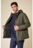 Khaki Herren Regenjacke Plas von Tantä 4