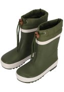 Khaki Kinder-Gummistiefel mit Fleece futter von XQ Footwear 2