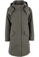 Khakifarbener langer Winterparka „Danexpedition“ von Danefæ