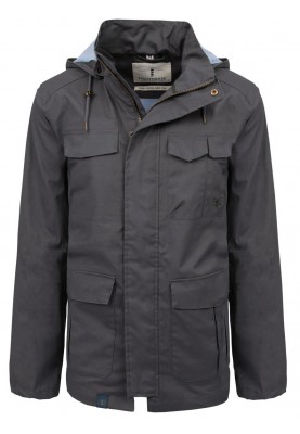 Graue (charcoal) Herrenregenjacke Grayson von Lighthouse