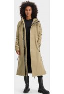 Beige lange Regenjacke City Slicker Winter Urban Outdoor von AGU 6