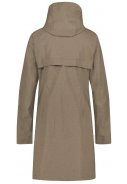Lead grey melange Damenregenjacke Seq von AGU 5