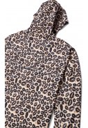 Brauner (Leopard kiss) nachhaltiger Regenponcho von Dripp Rainwear 7