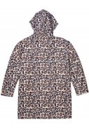 Brauner (Leopard kiss) nachhaltiger Regenponcho von Dripp Rainwear 10