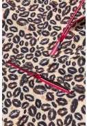 Brauner (Leopard kiss) nachhaltiger Regenponcho von Dripp Rainwear 2