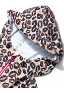 Brauner (Leopard kiss) nachhaltiger Regenponcho von Dripp Rainwear 3