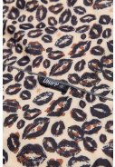 Brauner (Leopard kiss) nachhaltiger Regenponcho von Dripp Rainwear 5