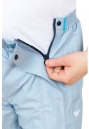 Hellblaue Regenhose mit durchgehendem Reißverschluss von Hello Rain 7