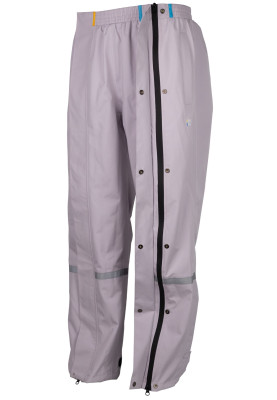 Hellrosa Regenhose mit durchgehendem Reißverschluss von Hello Rain