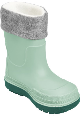 Grün gefütterte Gummistiefel von Playshoes