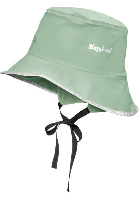 Grüne kinder Regenmütze mit Fleecefutter von Playshoes