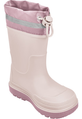 Rosa gefütterte Gummistiefel von Playshoes