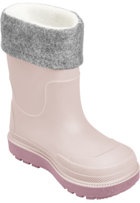Rosa gefütterte Gummistiefel von Playshoes