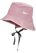 Rosa kinder Regenmütze mit Fleecefutter von Playshoes