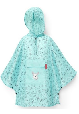 Mint Kinderregenponcho Cats and Dogs von Reisenthel