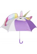 Lila Kinderregenschirm Einhorn von Playshoes  1