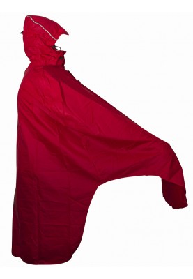 Lowland Fahrradponcho rot