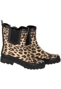 Leopardendruck Damen Chelsea Gummistiefel von XQ 4