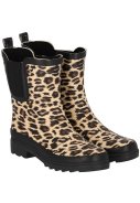 Leopardendruck Damen Chelsea Gummistiefel von XQ