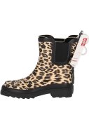 Leopardendruck Damen Chelsea Gummistiefel von XQ 3