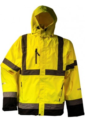 Lyngsøe Rainwear atmungaktive Shell Regenjacke gelb