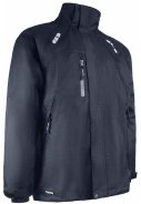 Dunkelblaue atmungaktive Regenjacke von Lyngsøe Rainwear