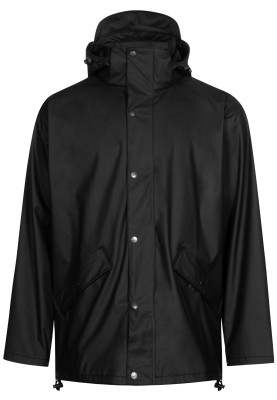 Recycelte schwarze Regenjacke von Lyngsøe Rainwear 