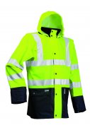 Lyngsøe Rainwear Regenjacke gelb/marine