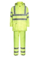 Fluor gelb Hi-Vis Regenanzug Lyngsøe Rainwear