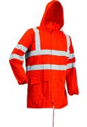 Fluor orange Hi-Vis Regenanzug Lyngsøe Rainwear 4