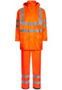 Fluor orange Hi-Vis Regenanzug Lyngsøe Rainwear 1