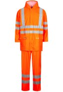 Lyngsøe Rainwear Hi-Vis Regenanzug fluor orange 1