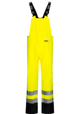 Lyngsøe Rainwear Latzhose Hi-Vis gelb/marine