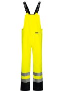 Lyngsøe Rainwear Latzhose Hi-Vis gelb/marine