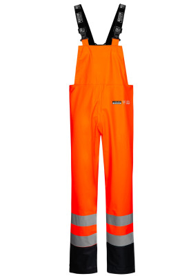 Lyngsøe Rainwear Latzhose Hi-Vis orange/marine