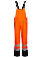Lyngsøe Rainwear Latzhose Hi-Vis orange/marine