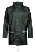 Grüne Regenjacke Microflex mit Reflektoren von Lyngsoe Rainwear