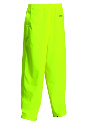 Fluor gelbe Microflex Regenhose von Lyngsøe Rainwear 