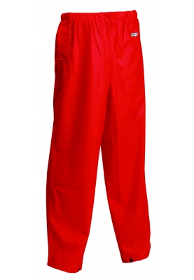 Rote Microflex Regenhose von Lyngsøe Rainwear 