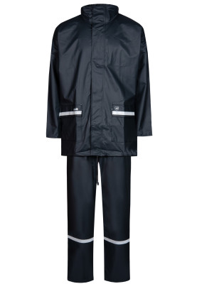 Dunkelblauer Regenanzug von Lyngsøe Rainwear